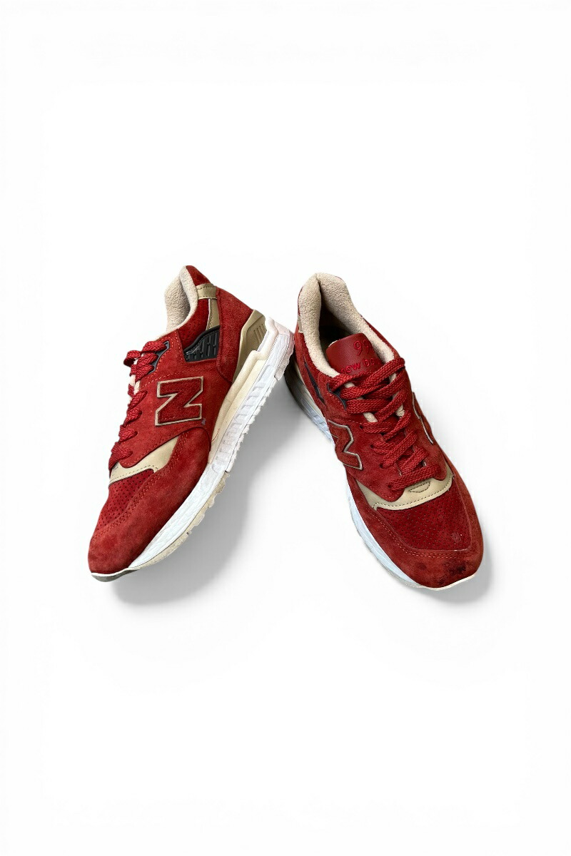 【中古】NEW BALANCE (ニュー平衡にする) MADE IN USA W998WA / RED [SIZE: US8.5 (26.5糎好いかげんに) USED]