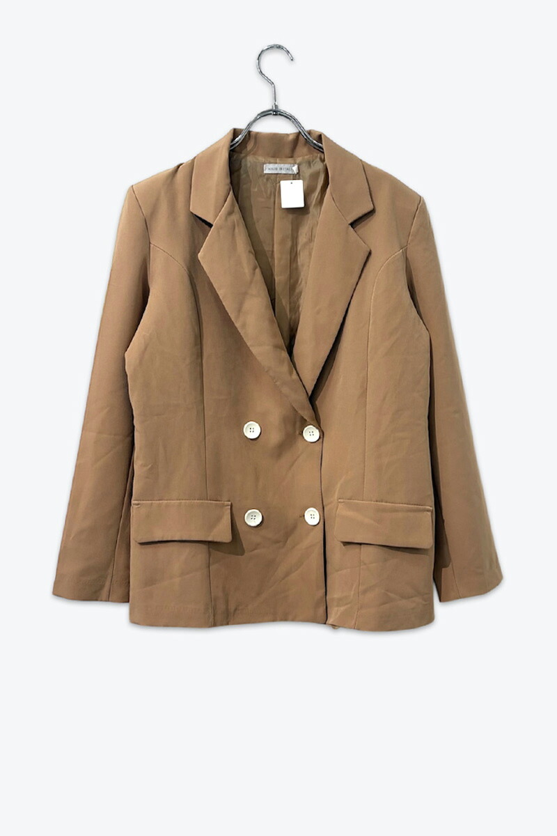 【中古】【WOMENS】NO BRAND MADE IN ITALY TAILORED JACKET イタリア製 テーラード ジャケット [USED]｜JULIUS NYC