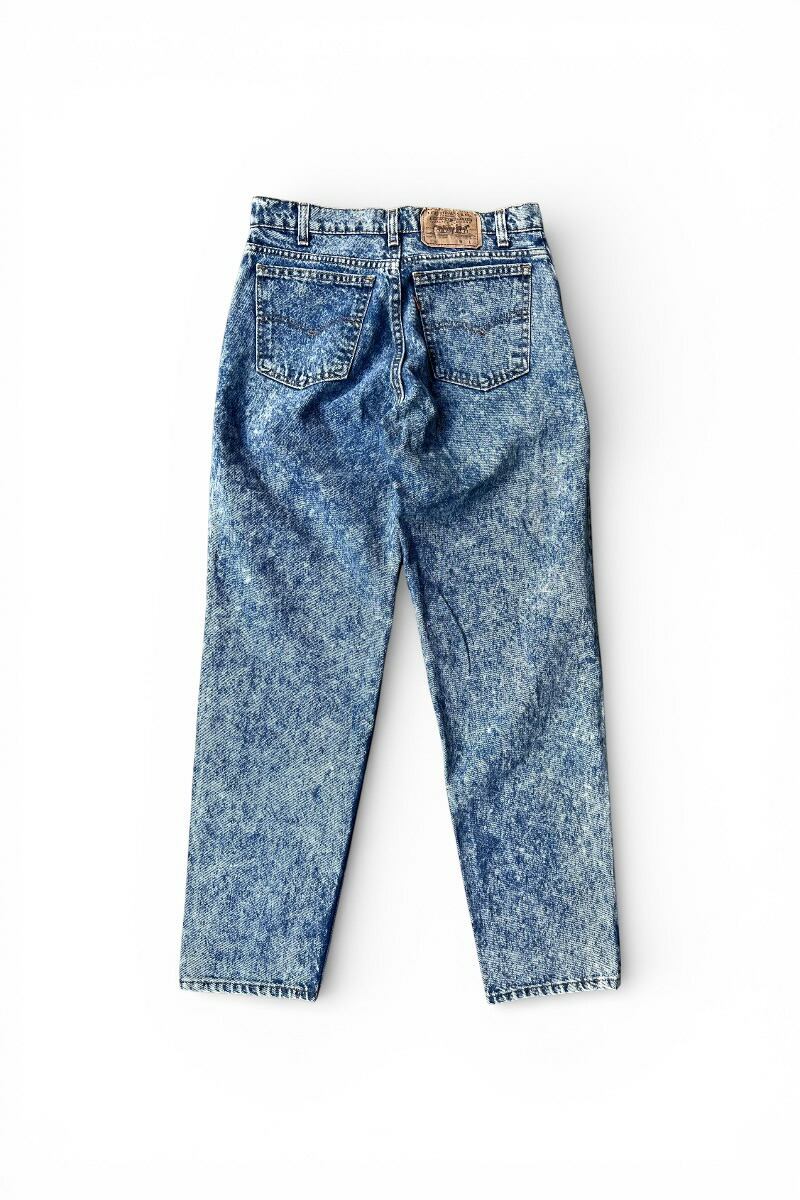 【中古】LEVI'S (リーバイス) MADE IN USA 99'S 550 ORANGE TAB DENIM PANTS USA製 99年 550 オレンジタブ デニム パンツ / STONE WASH [SIZE: W31 USED]