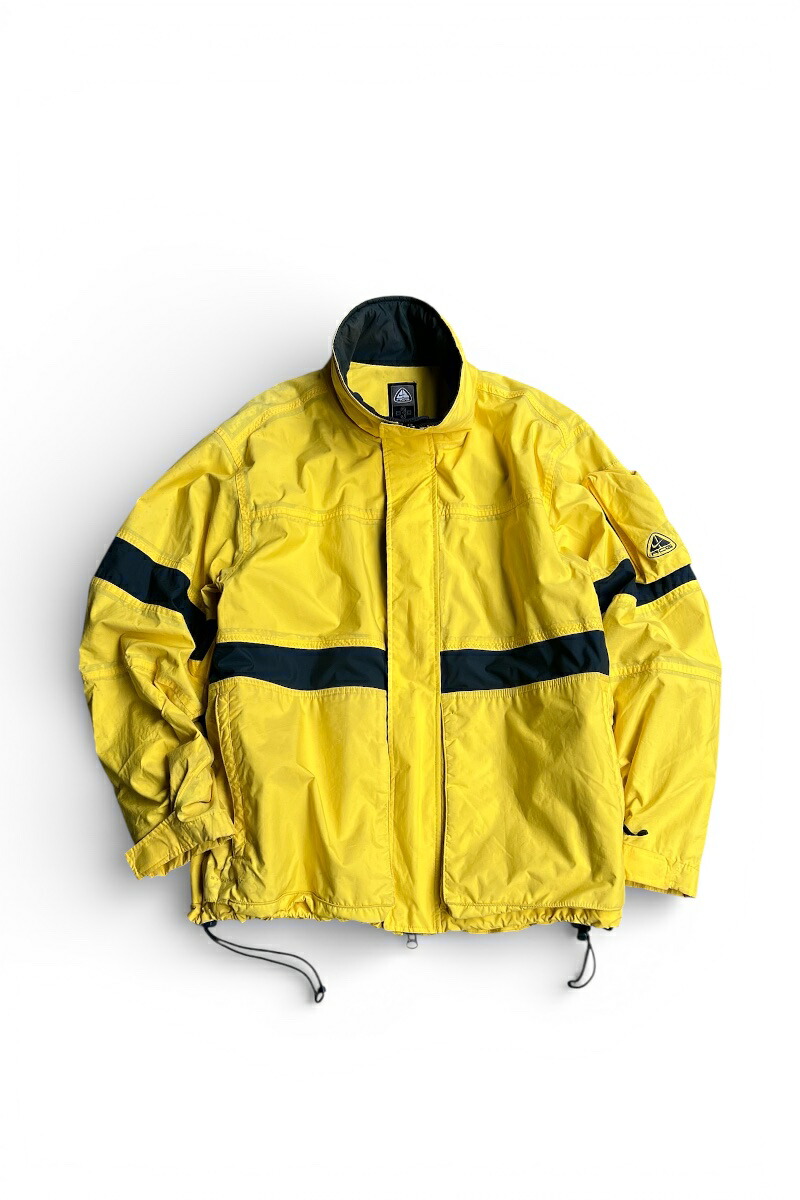 【中古】NIKE ACG (ナイキ エーシージー) 90'S-Y2K EARLY 00'S ZIP NYLON JACKET 90-00年代 ジップ ナイロン ジャケット / YELLOW [SIZE: MUSED]