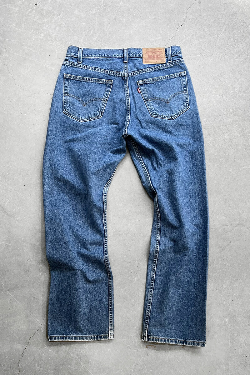 【中古】LEVI\u0027S (リーヴァイズジーンズ) Y2K 02\u0027S 505 DENIM PANTS 02年 505 ジーンズ ズボン下 / INDIGO [SIZE: 33 USED]