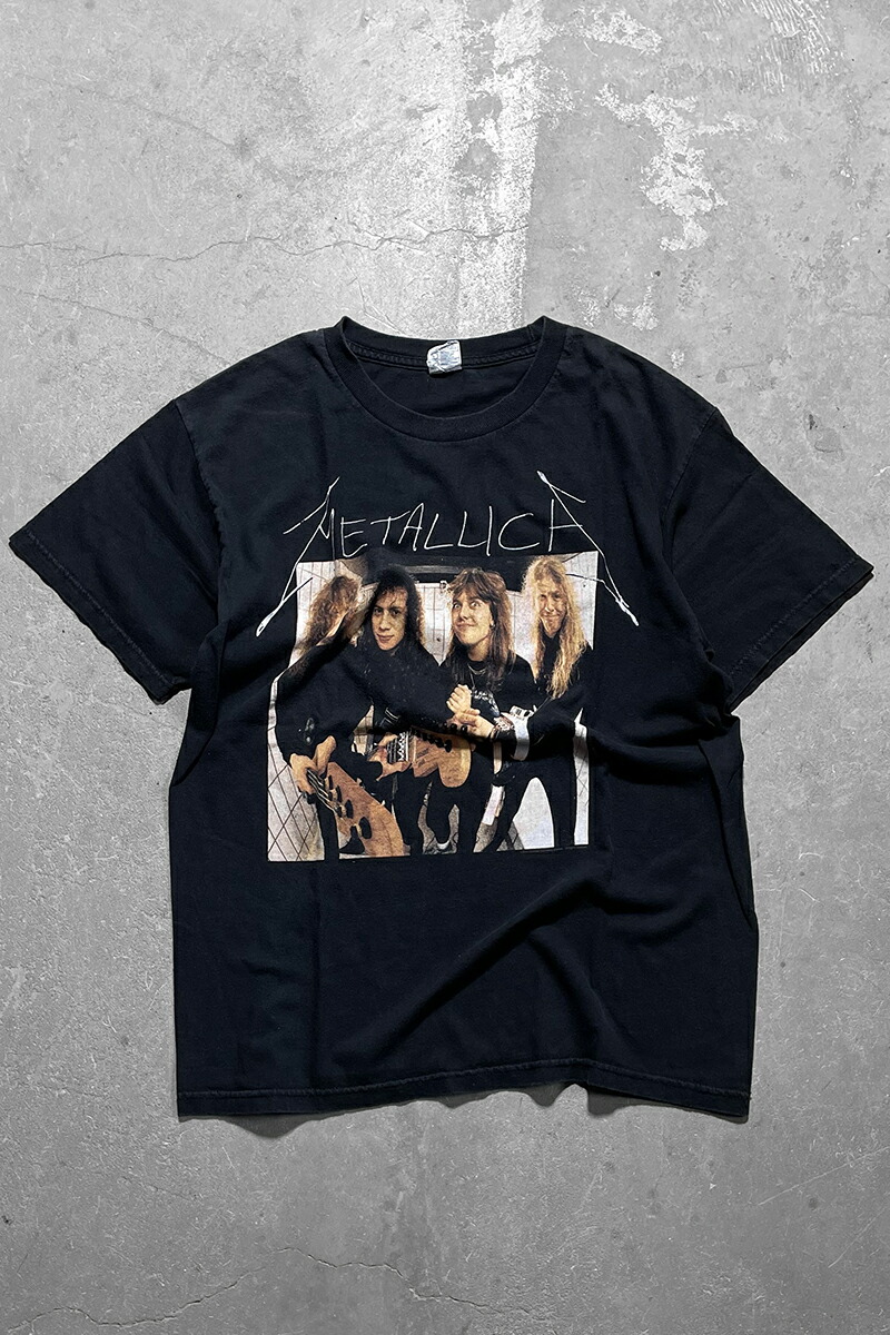 【中古】ALSTYLE APPAREL \u0026 ACTIVEWEAR (アルスタイルアパレル) MADE IN MEXICO 00\u0027S METALICA BAND T-SHIRT メキシコ合衆国製 90年月日 メタリカ ダンス楽隊 プルオーバー / BLACK [SIZE: L USED]