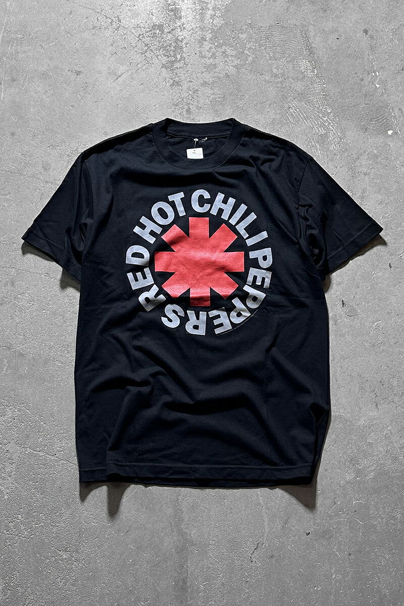 【中古】OTHER BRAND 13\u0027S RED HOT CHILIPEPPERS BAND T-SHIRT 13年 赤いこと 熱っぽい チリペッパーズ 周波数帯域 ティーシャツ BLACK [SIZE: L USED]