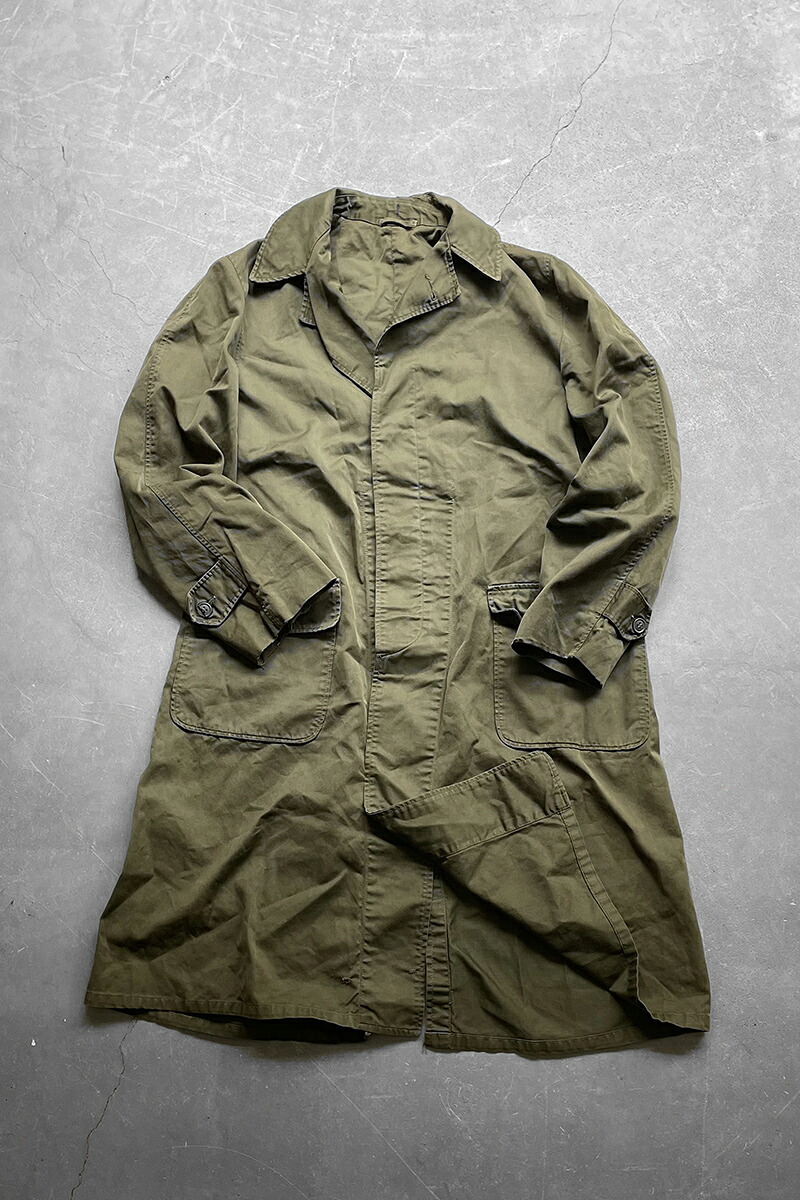 【中古】NO BRAND 80-90\u0027S ARMY COAT 80~90年月日 正規陸軍 厚地の外套  KHAKI [SIZE: M USED]
