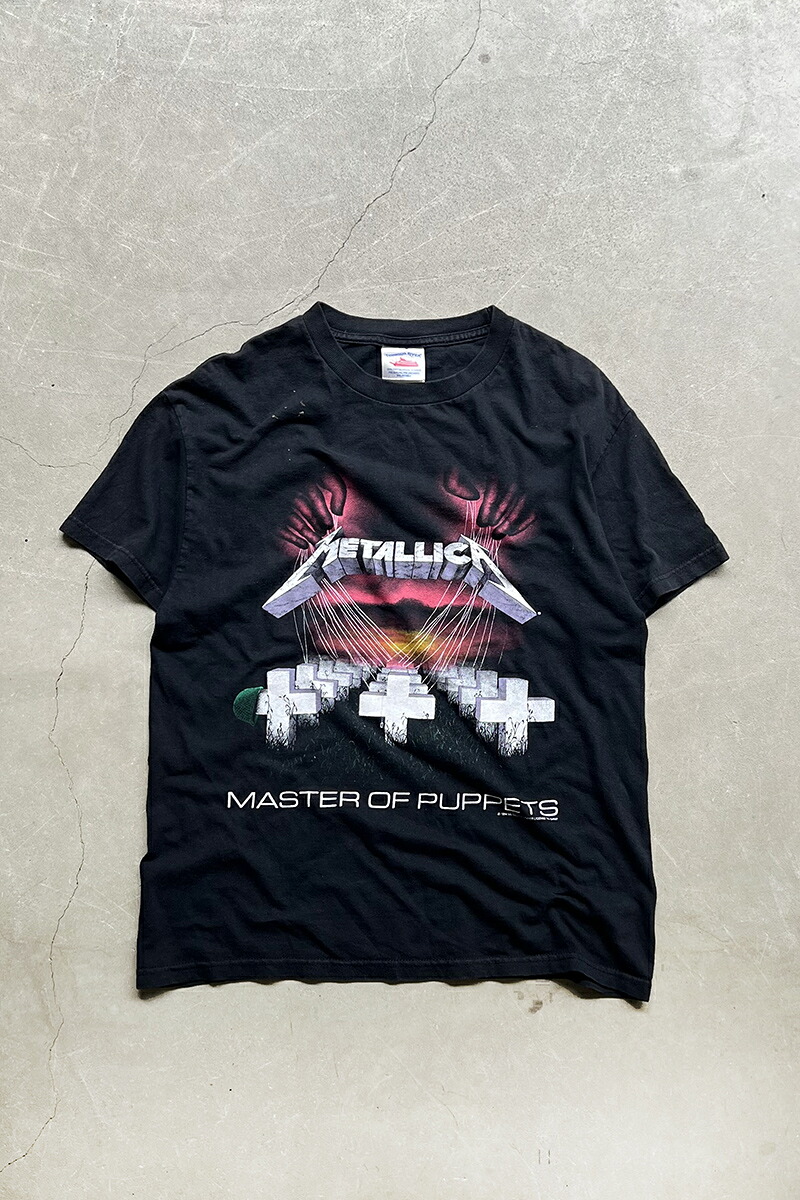 【中古】TENNESSEE RIVER （テネッシー リバー） MADE IN MEXICO 90-00\u0027S METALLICA BAND T-SHIRT メキシコ合衆国 90~00年月日 メタリカ 周波数帯域 ティーシャツ BLACK [SIZE: M USED]