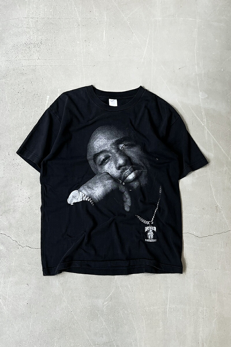 【中古】OTHER BRAND 90 2PAC PRINT HIP HOP T-SHIRT 90年代 トゥパック ヒップホップ Tシャツ / BLACK [SIZE: L USED]