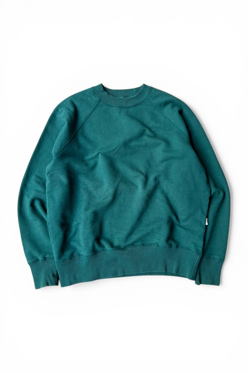 【中古】AIME LEON DORE (エメレオンドレ) MADE IN CANADA 21\u0027S CREW NECK SWEATSHIRT USA製 21年 トレーナー / GREEN [SIZE: M USED]