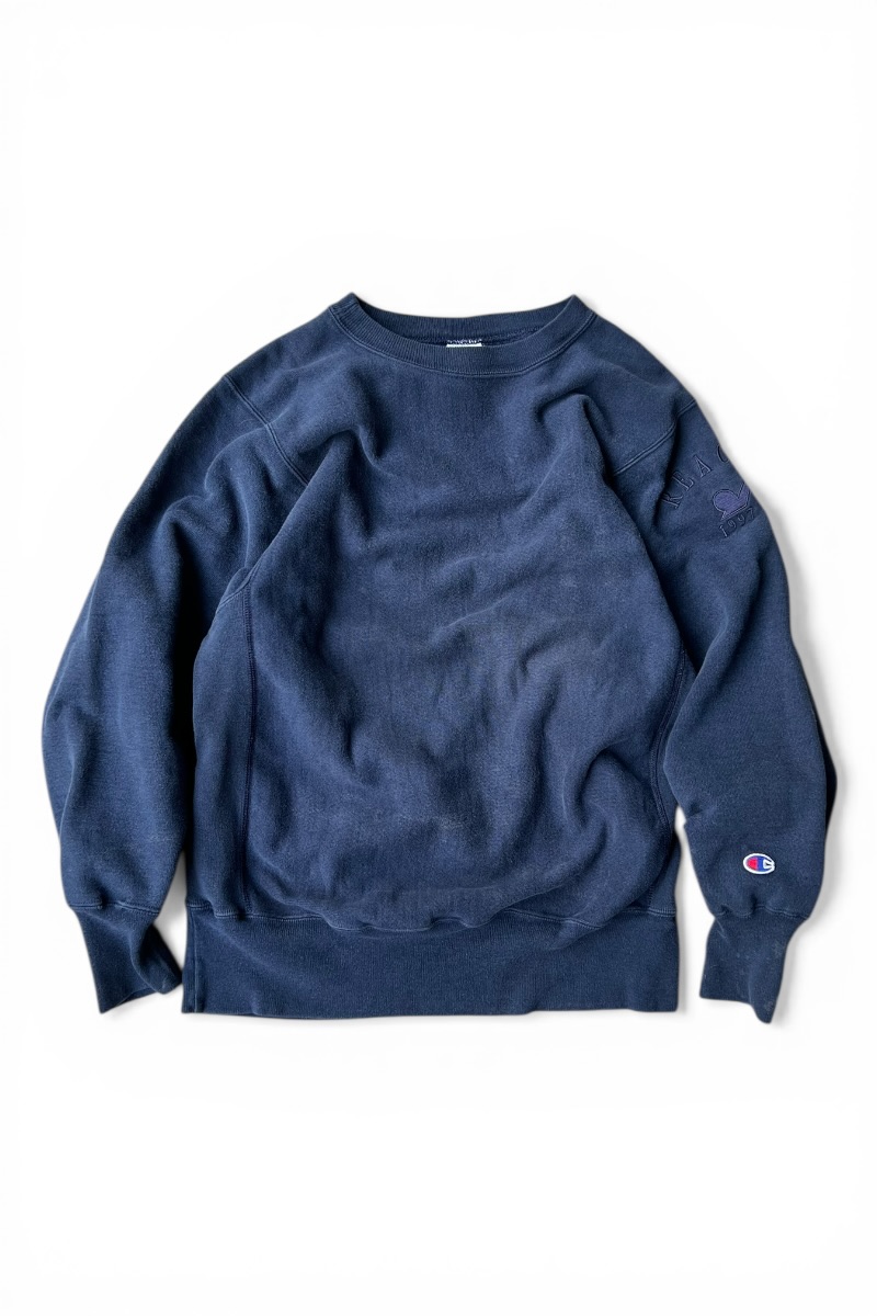【中古】CHAMPION (はやりっ児) 90\u0027S REVERSE WEAVE SWEATSHIRT 90年月日 逆さま ウィーブ 汗水 プルオーバー / NAVY [SIZE: M USED]