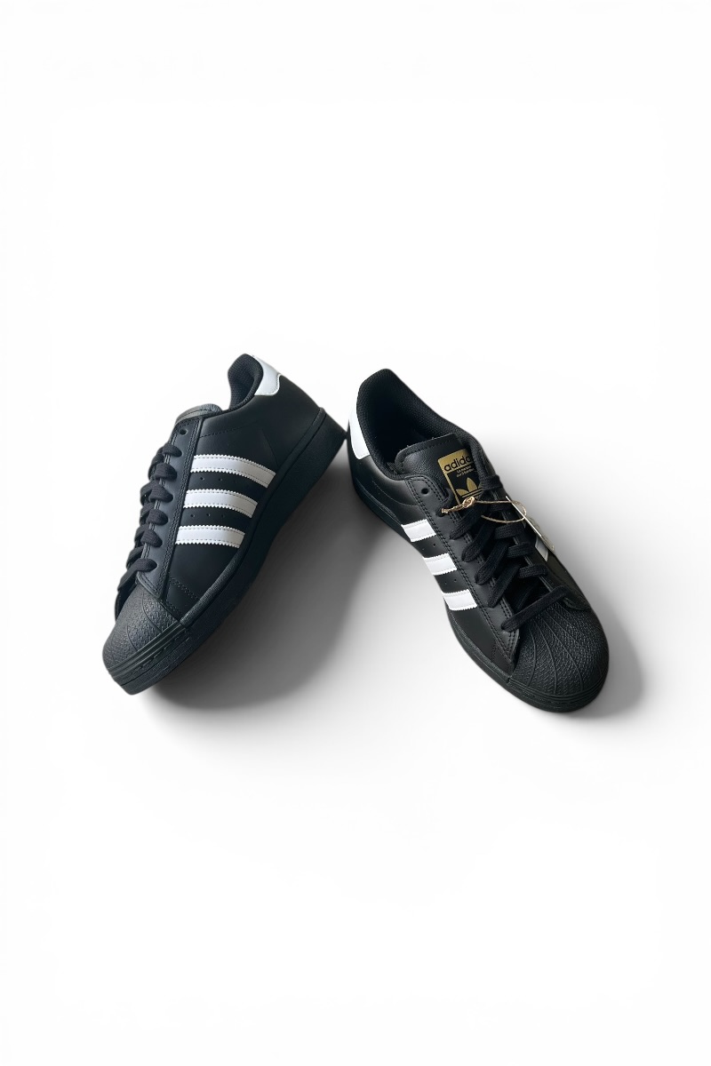 【中古】ADIDAS (アディダス ) SUPERSTAR ADV USA計画すること品 / BLACK [SIZE: US8.5 (26.5珊好いかげんに) DEADSTOCK/NOS]