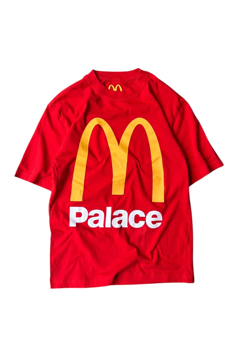 【中古】PALACE(九重の天) 90-00\u0027S MAKE IT IDIOT MESSAGE T-SHIRT マクドナルド プルオーバー / RED [SIZE: S USED]