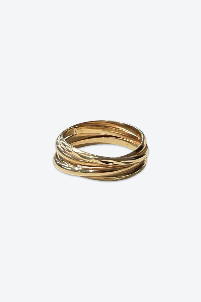 【中古】  VINTAGE JEWELRY (ヴィンテージ 宝飾品) 14K GOLD RING 2.05G 14金 ゴールド  ヴィンテージ 輪っか GOLD [SIZE: 17号好いかげんに USED]