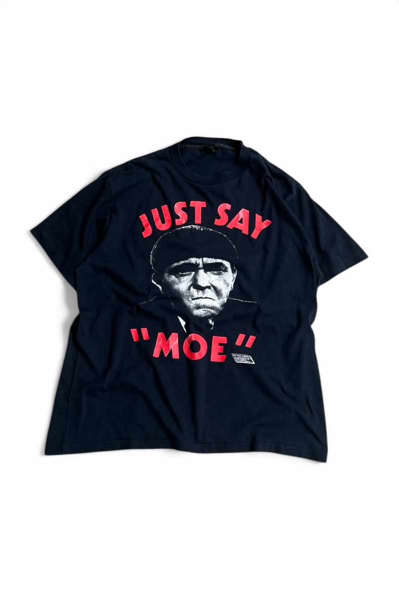 【中古】CHANGE\u0027S (チェンジズ) MADE IN USA 88\u0027S MOE HOWARD T-SHIRT USA製 88年 モウ ハワード プルオーバー / BLACK [SIZE: XL USED]