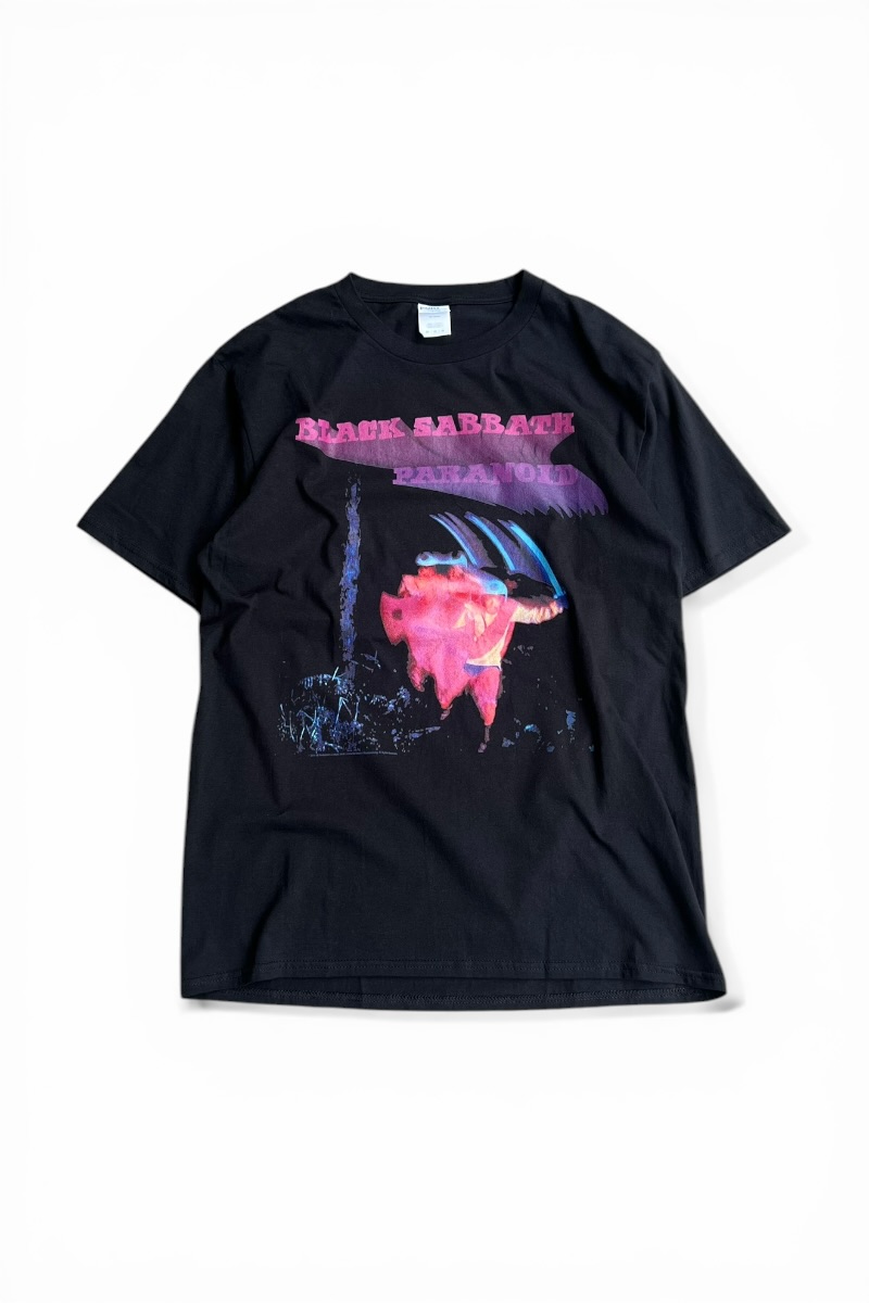 【中古】M＆O (エム アンド オー) 19\u0027S BLACK SABBATH BAND T-SHIRT 19年 黒いこと サバス 周波数帯域 ティーシャツ / BLACK [SIZE: M USED]