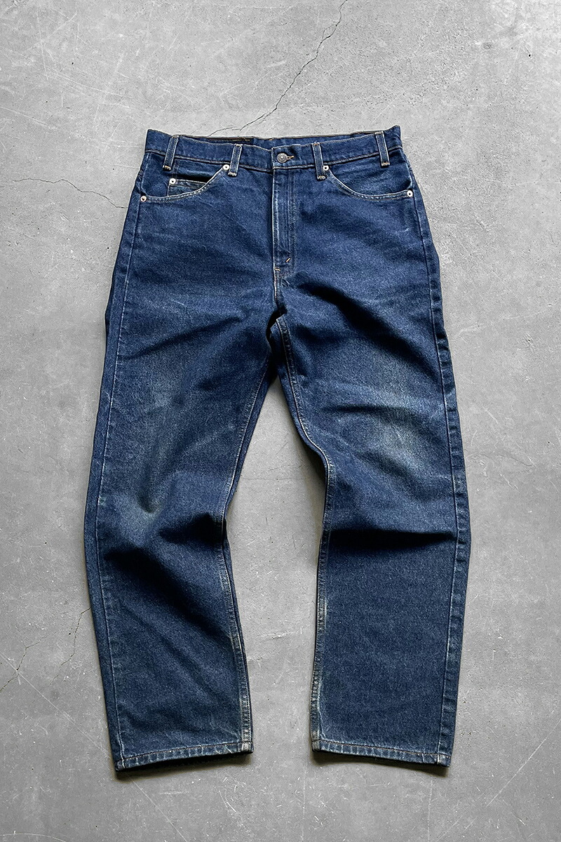 【中古】LEVI\u0027S (リーヴァイズジーンズ) MADE IN MEXICO 96\u0027S 505 ORANGE TAB DENIM PANTS メキシコ合衆国製 96年 505 オレンジ色 ため桶 ジーンズ ズボン下 / INDIGO [SIZE: 34 USED]