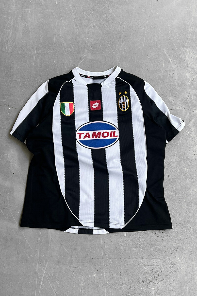 【中古】LOTTO (ロット) Y2K EARLY 00 JUVENTUS FOOTBALL GAME SHIRT 00年代 ユヴェントス フットボール ゲームシャツ / BLACK [SIZE: L USED]
