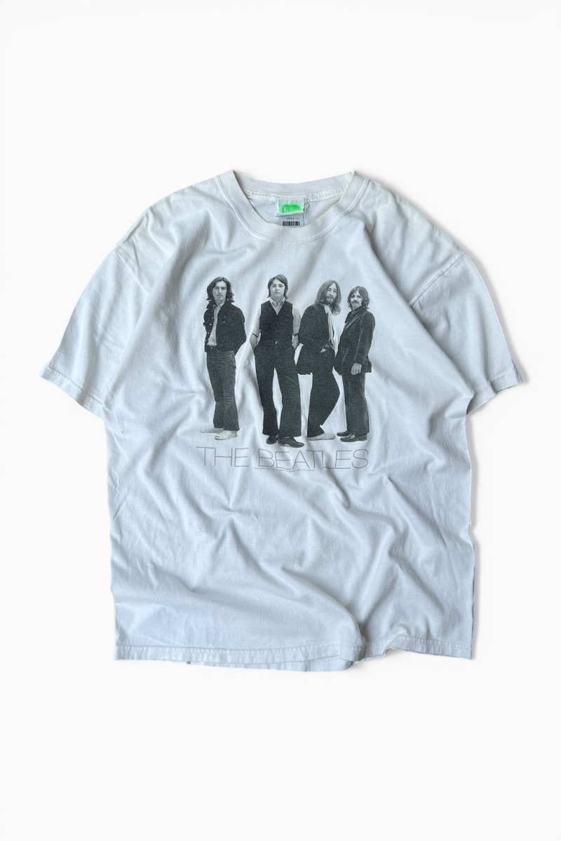 【中古】THE BEATLES (ザ ビートルズ) Y2K 05'S THE BEATLES BAND T-SHIRT 05年 ザ ビートルズ バンド Tシャツ / WHITE [SIZE: L USED]