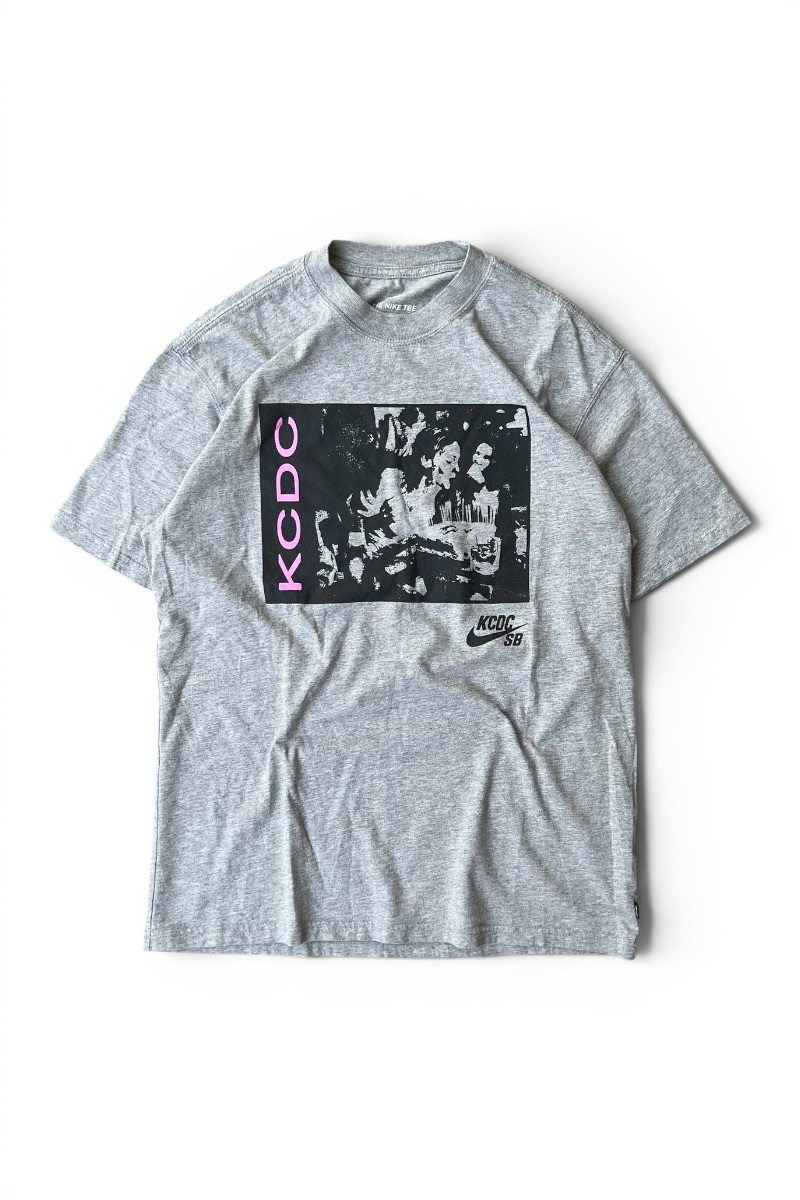 【中古】NIKE SB/KCDC (ナイキ) 22'S SKATEBOARDING T-SHIRT USA製 90年代 プリント Tシャツ / GRAY [SIZE: S USED]｜JULIUS NYC