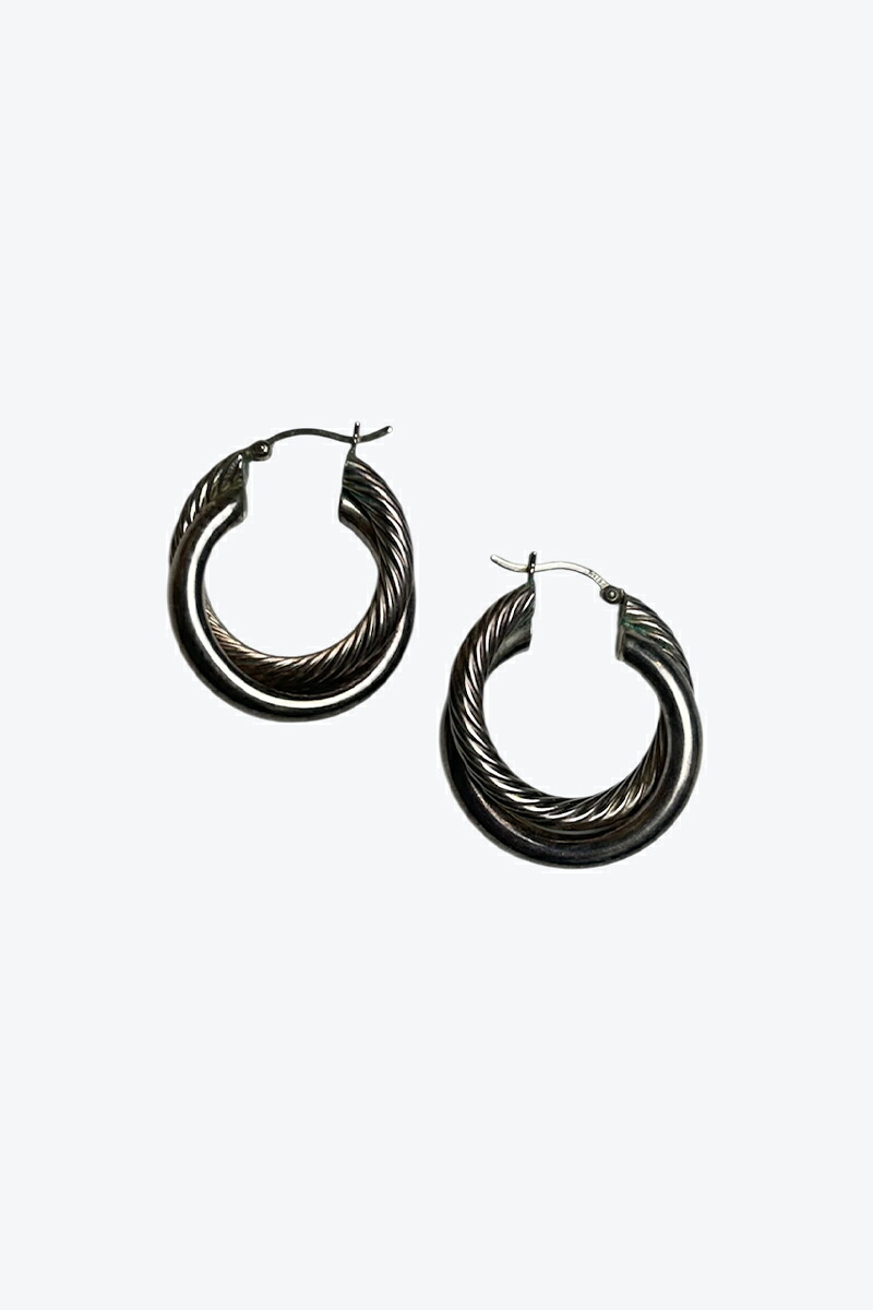 【中古】【WOMENS】 VINTAGE SILVER (ヴィンテージシルバー) 925 SILVER EARRINGS シルバー イヤリング [SIZE: ONE SIZE USED]