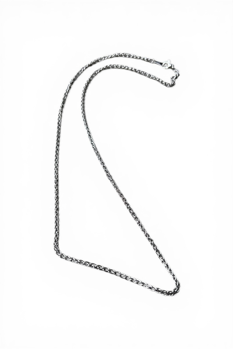 【中古】VINTAGE ITALIAN JEWELRY (ヴィンテージ イタリアン 宝飾品) MADE IN ITALY 925 SILVER NECKLACE イタリア製 925 しろがね色 頸飾り / SILVER [SIZE: ONE SIZE USED]