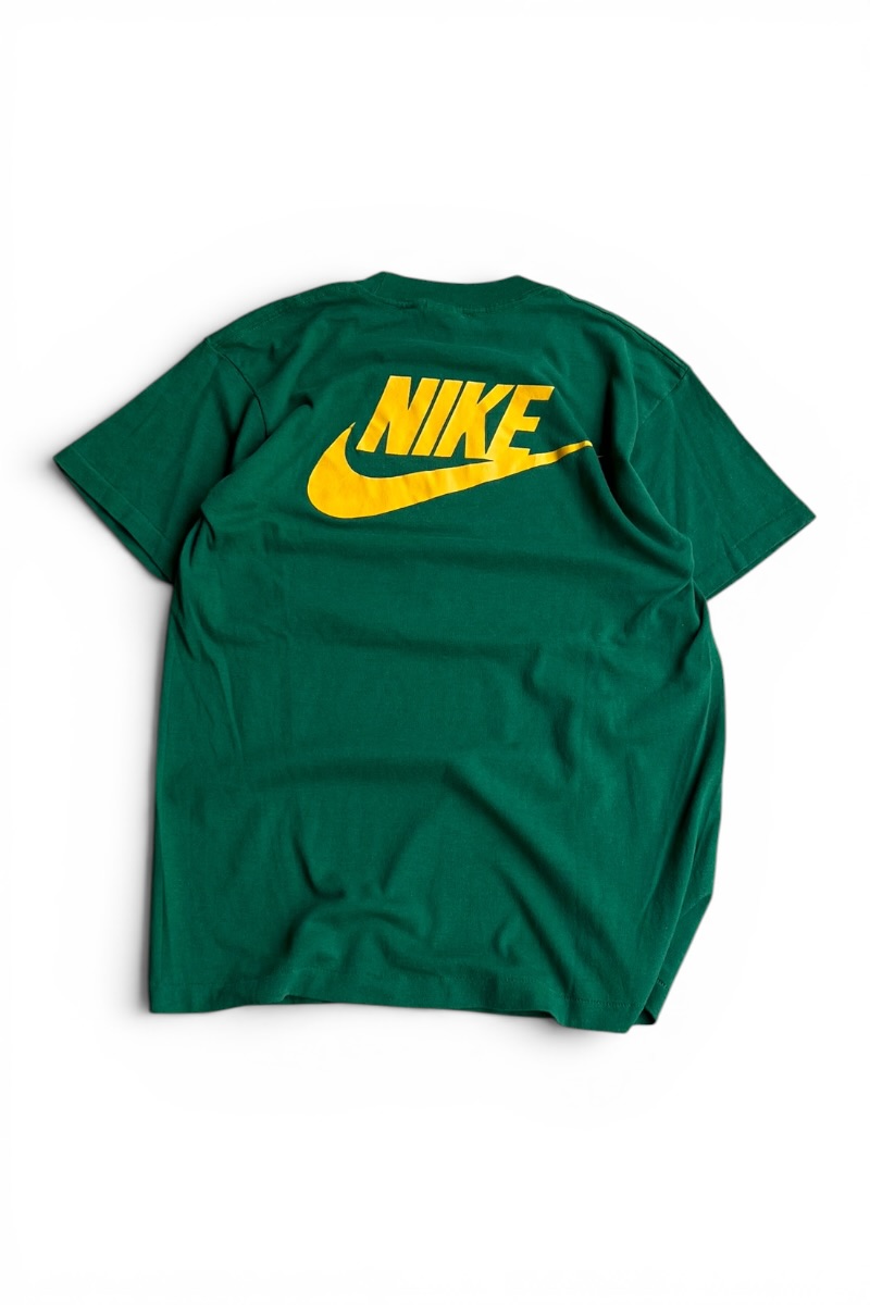 【中古】NIKE (ナイキ) MADE IN USA 90\u0027S T-SHIRT USA製 90年月日 プルオーバー / GREEN [SIZE: M USED]