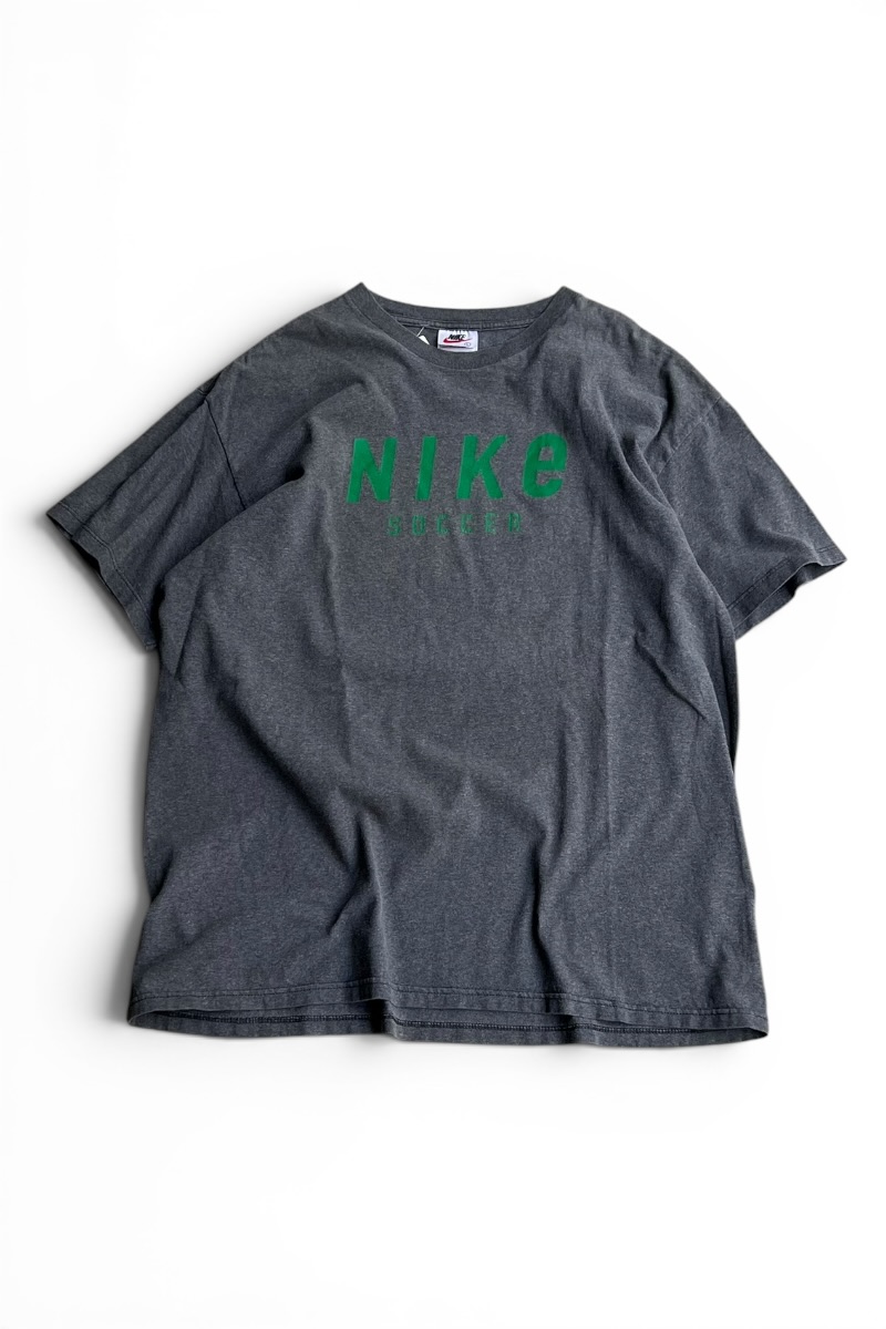 【中古】NIKE (ナイキ) MADE IN USA 90\u0027S PRINT T-SHIRT USA製 90年月日 刷り上げる プルオーバー / GRAY [SIZE: L USED]