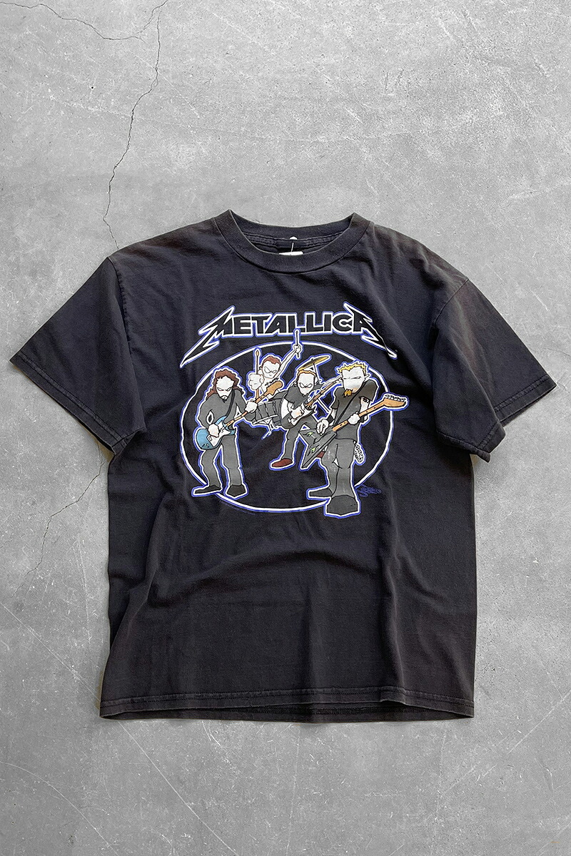 【中古】Y2K EALRY 00\u0027S METALLICA BAND T-SHIRT 00年月日 メタリカ ダンス楽隊 プルオーバー / BLACK [SIZE: M好いかげんに USED]