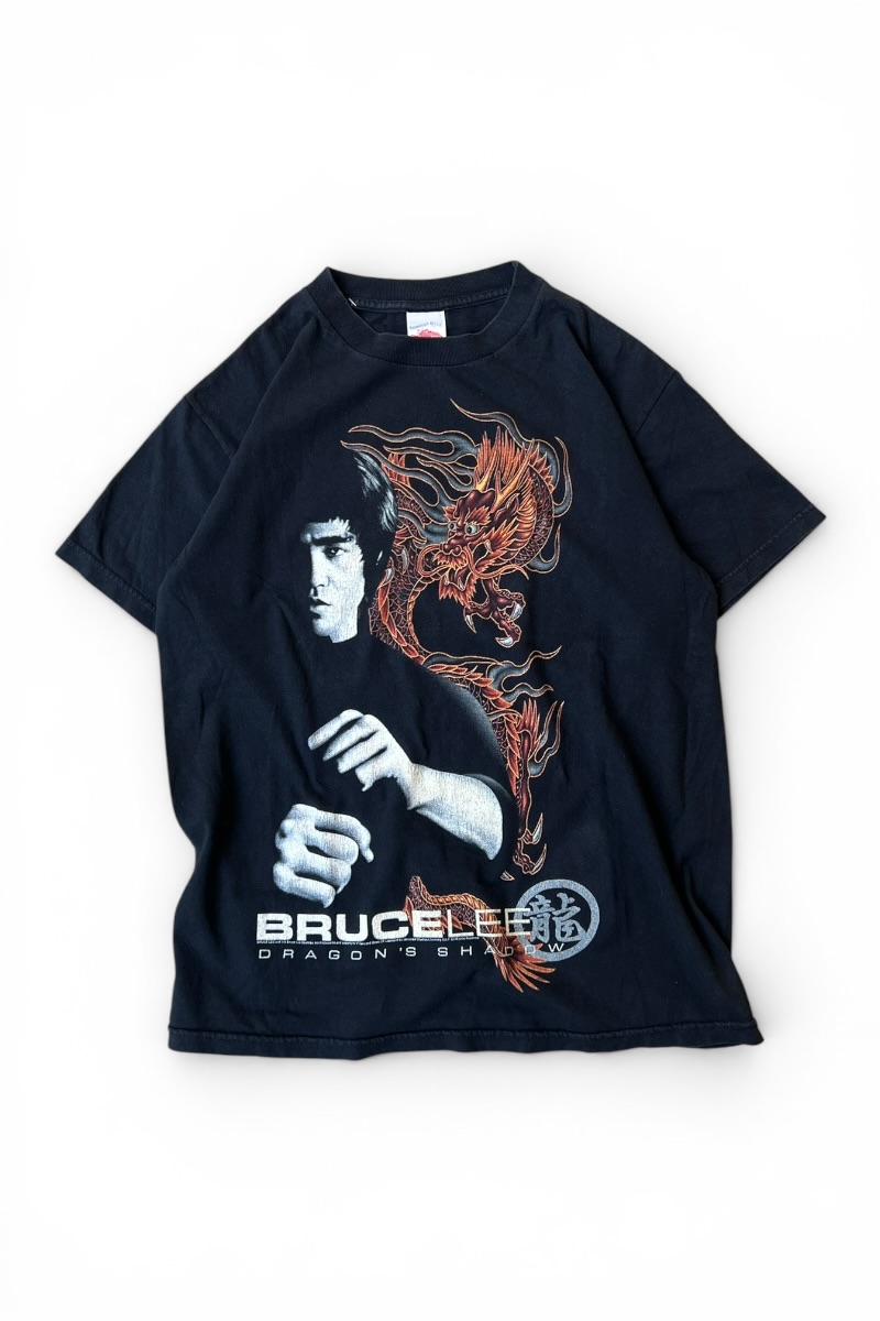 【中古】TENNESSEE RIVER（テネッシー リバー） 90\u0027S-Y2K BRUCE LEE T-SHIRT 90~00年月日 ブルース・ロバート・エドワード・リー ティーシャツ BLACK [SIZE: M USED]