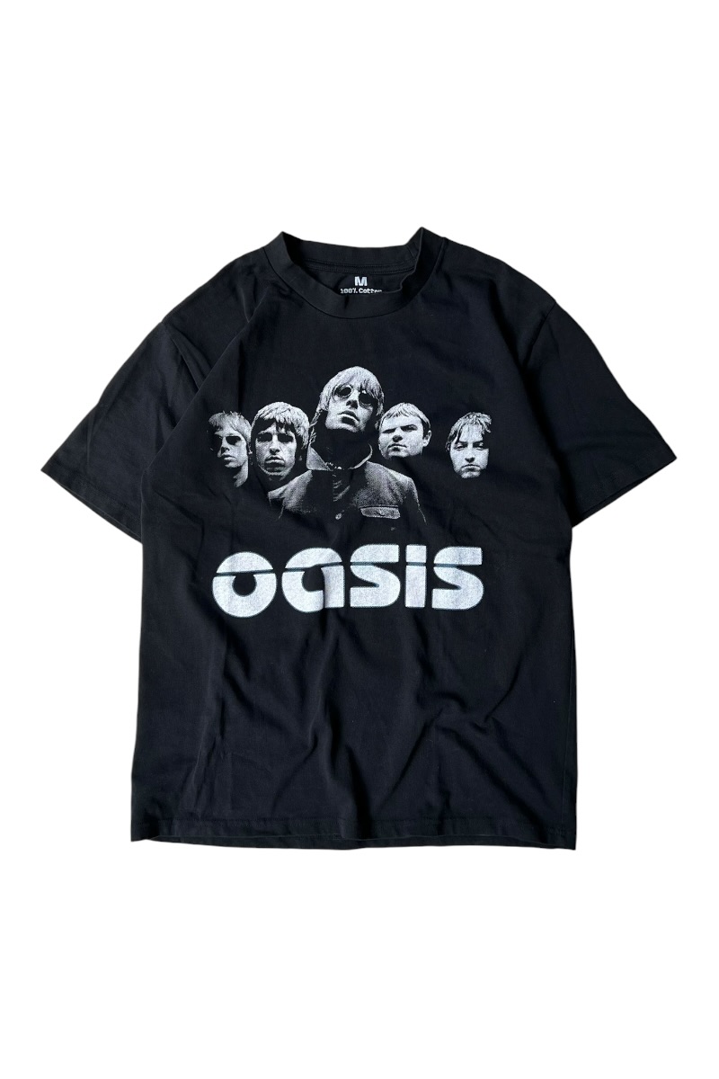 【中古】OTHER BRAND MADE IN USA OASIS BAND T-SHIRT 亜米利加製 オアシス ダンス楽隊 プルオーバー / BLACK [SIZE: M USED]