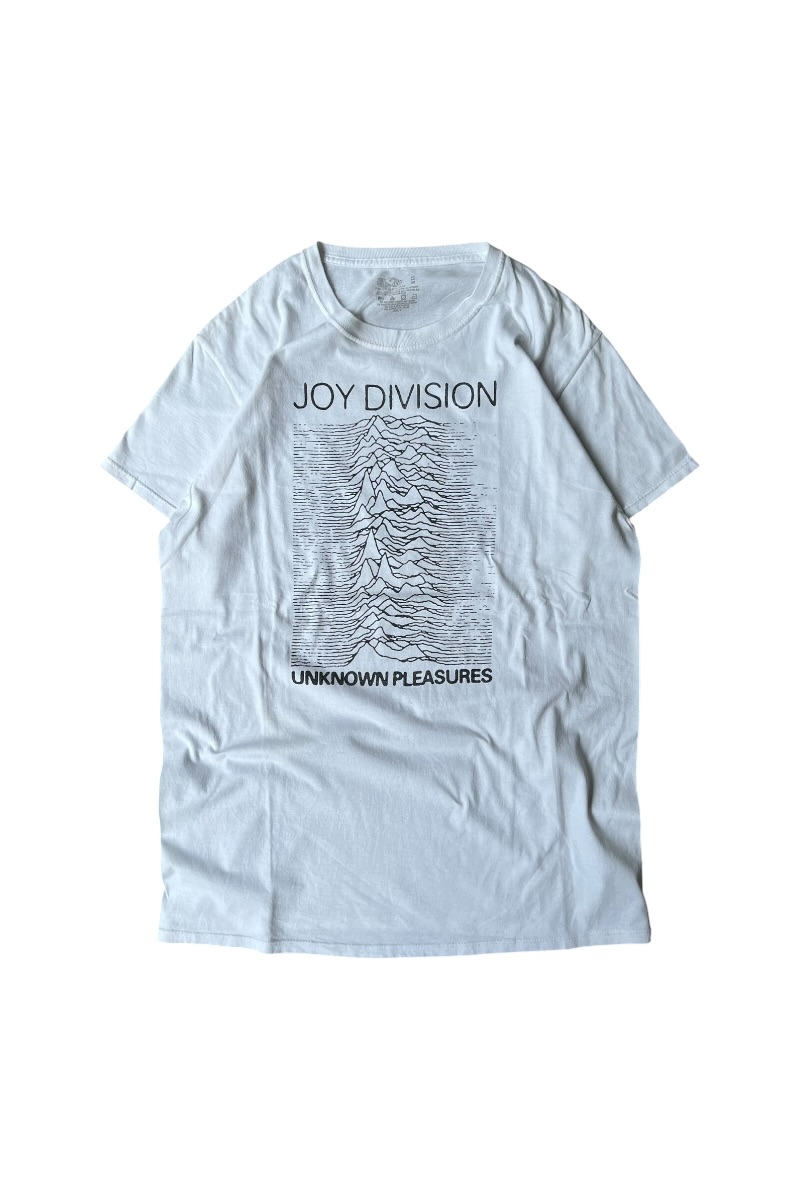 【中古】FRUIT OF THE LOOM (フルーツ オブ ザ お部屋) JOY DIVISION BAND T-SHIRT 楽しいこと ディヴィジョン ダンス楽隊 プルオーバー / WHITE [SIZE: M USED]
