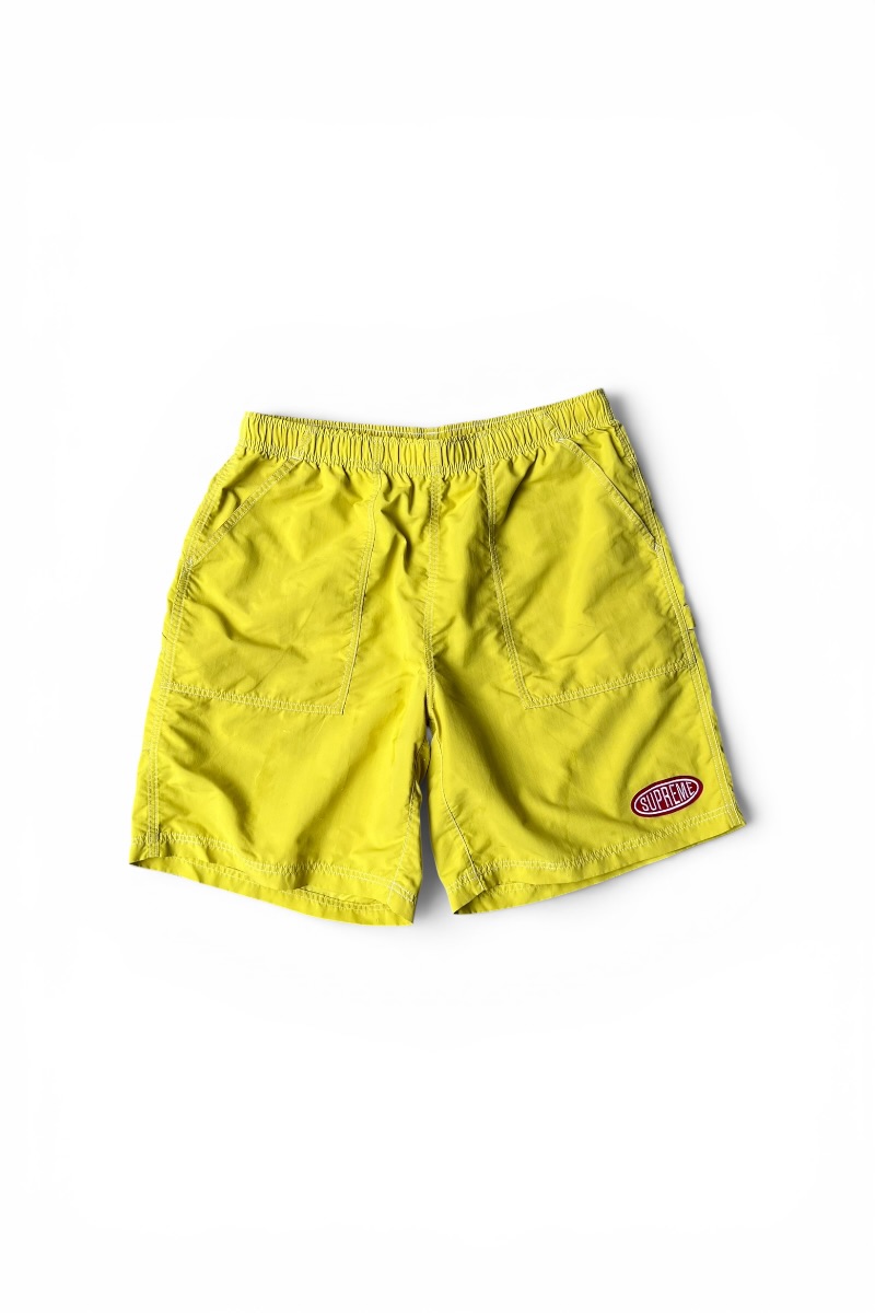【中古】SUPREME (シュプリーム) SHORT PANTS 遊撃手 ズボン下 / YELLOW [SIZE: L USED]