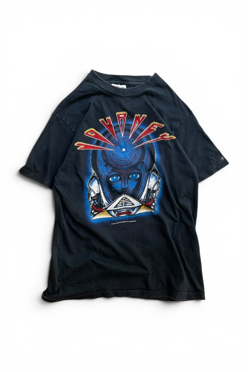 【中古】HANES (ヘインズ) MADE IN USA 83\u0027S JOURNEY BAND T-SHIRT USA製 83年 周遊 ダンス楽隊 プルオーバー / BLACK [SIZE: M USED]