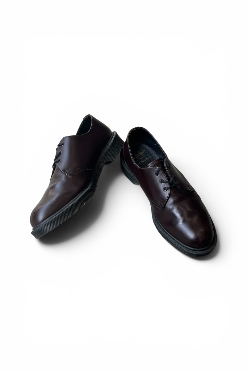 【中古】DR.MARTENS (御医者さん マーチン) MADE IN ENGLAND 3HOLE SHOES イングランド製 3大広間 シューズ / WINE RED [SIZE: UK9.0 (28糎好いかげんに) USED]