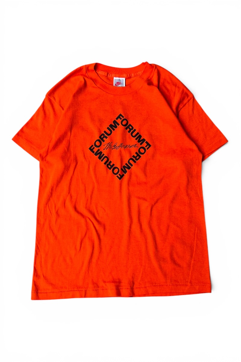 【中古】NIKE (ナイキ) MADE IN USA 80-90\u0027S FORUM T-SHIRT USA製 80-90年月日 討論会 プルオーバー / ORANGE [SIZE: L USED]