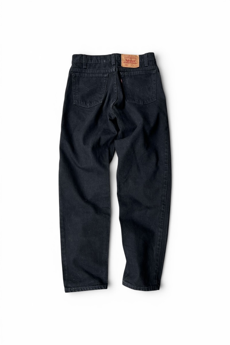 【中古】LEVI\u0027S (リーヴァイズジーンズ) MADE IN USA 93\u0027S 550 DENIM PANTS SULUFA BLACK USA製 93年 550 ジーンズ ズボン下 / BLACK [SIZE: 30 USED]