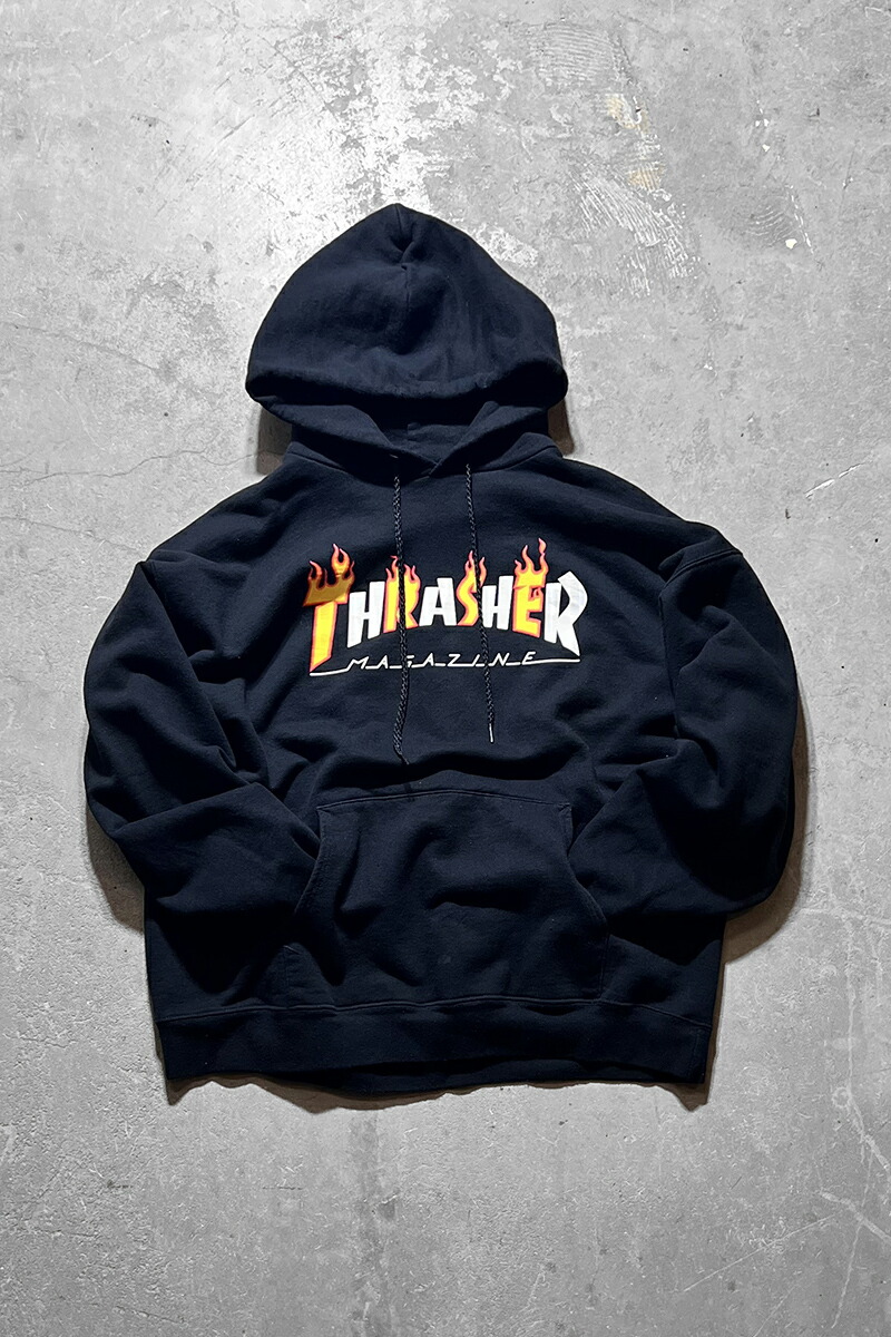 楽天市場】90s THRASHER Diamond Logo Sweat Hoodie 紺 L
