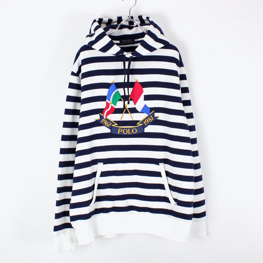 polo cross flags sweatshirt