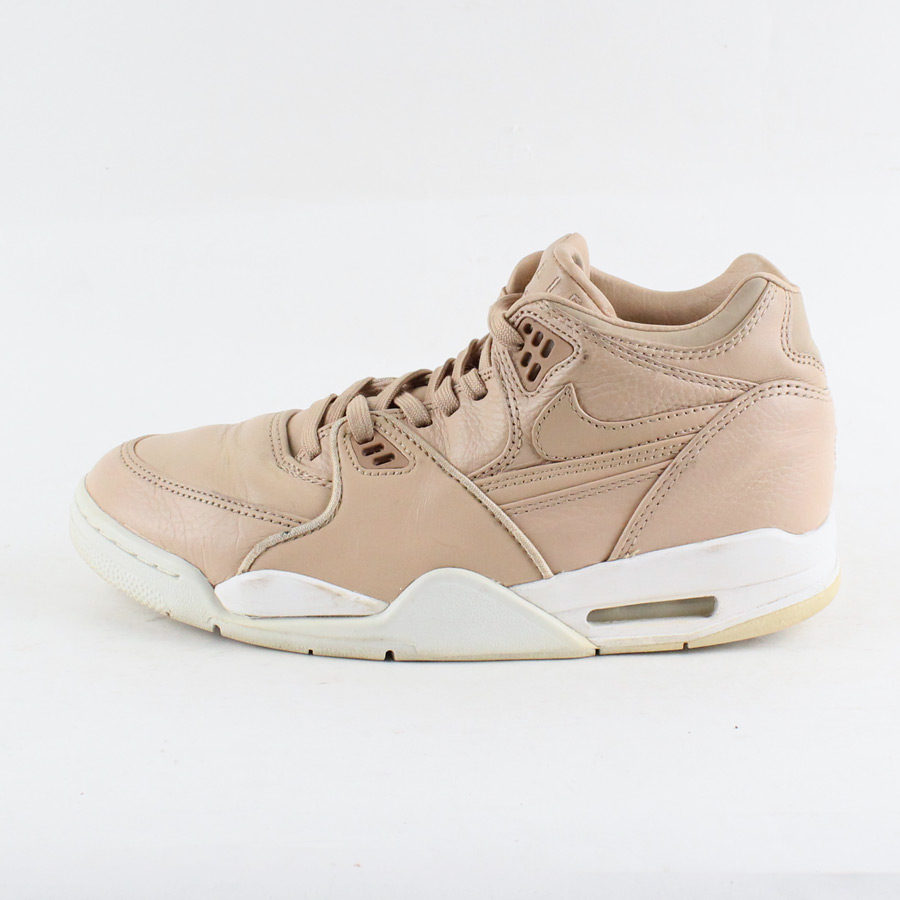 【中古】(KA) NIKE  (ナイキ) AIR FLIGHT 89 LEATHER SNEAKERS 大気圏飛翔89 なめし革スニーカー TAN[SIZE: US8 USED]