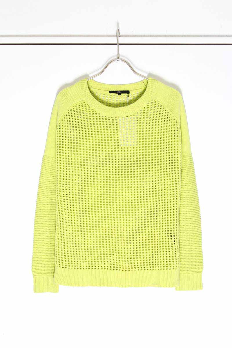 【中古】【WOMENS】TIBI (ティビ) COTTON SHEER SWEATER コットニットセーター [USED]