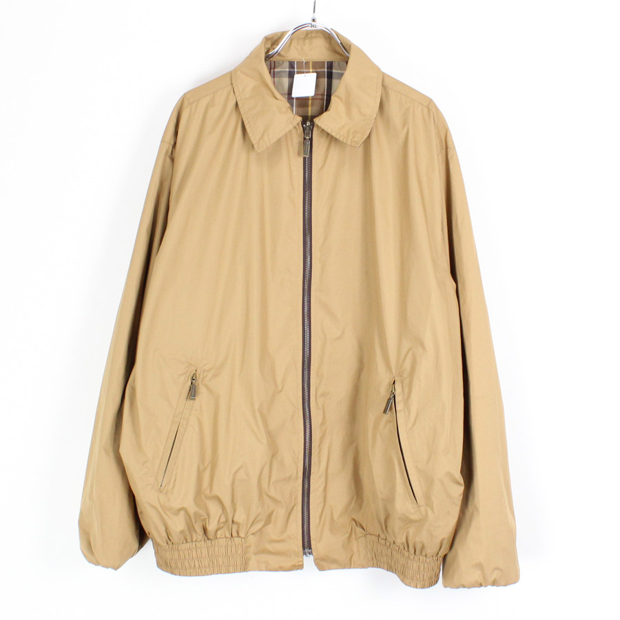 【中古】【送料無料】 (KO) BARBOUR(バブアー) REVERSIBLE NYLON JACKET リバーシブル ナイロン ジャケット BEIGE [SIZE: L USED]