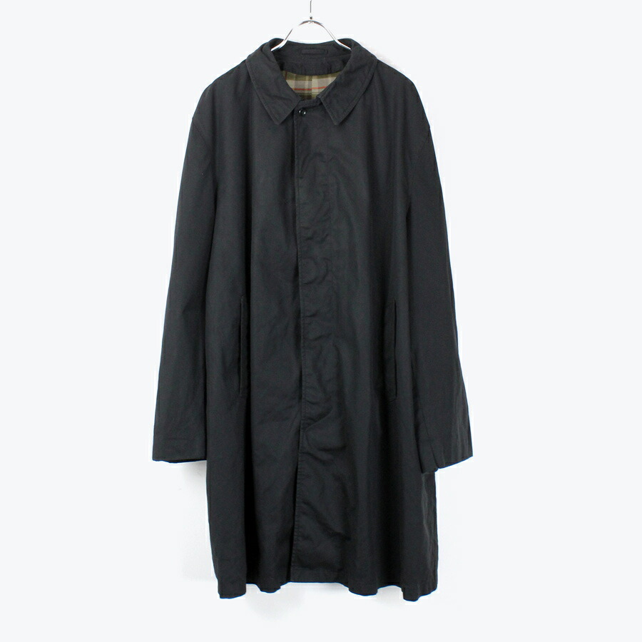 【中古】【送料無料】(KA) RAIN STORM (レインストーム) BALMACAAN COAT バルマカーン コート BLACK [SIZE: M相当 USED]｜JULIUS NYC