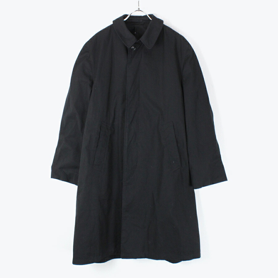 【中古】【貨物輸送無料】(KA) NO BRAND(否ブランド名) BALMACAAN COAT バルマカーン 厚地の外套 BLACK [SIZE: M好いかげんに USED]
