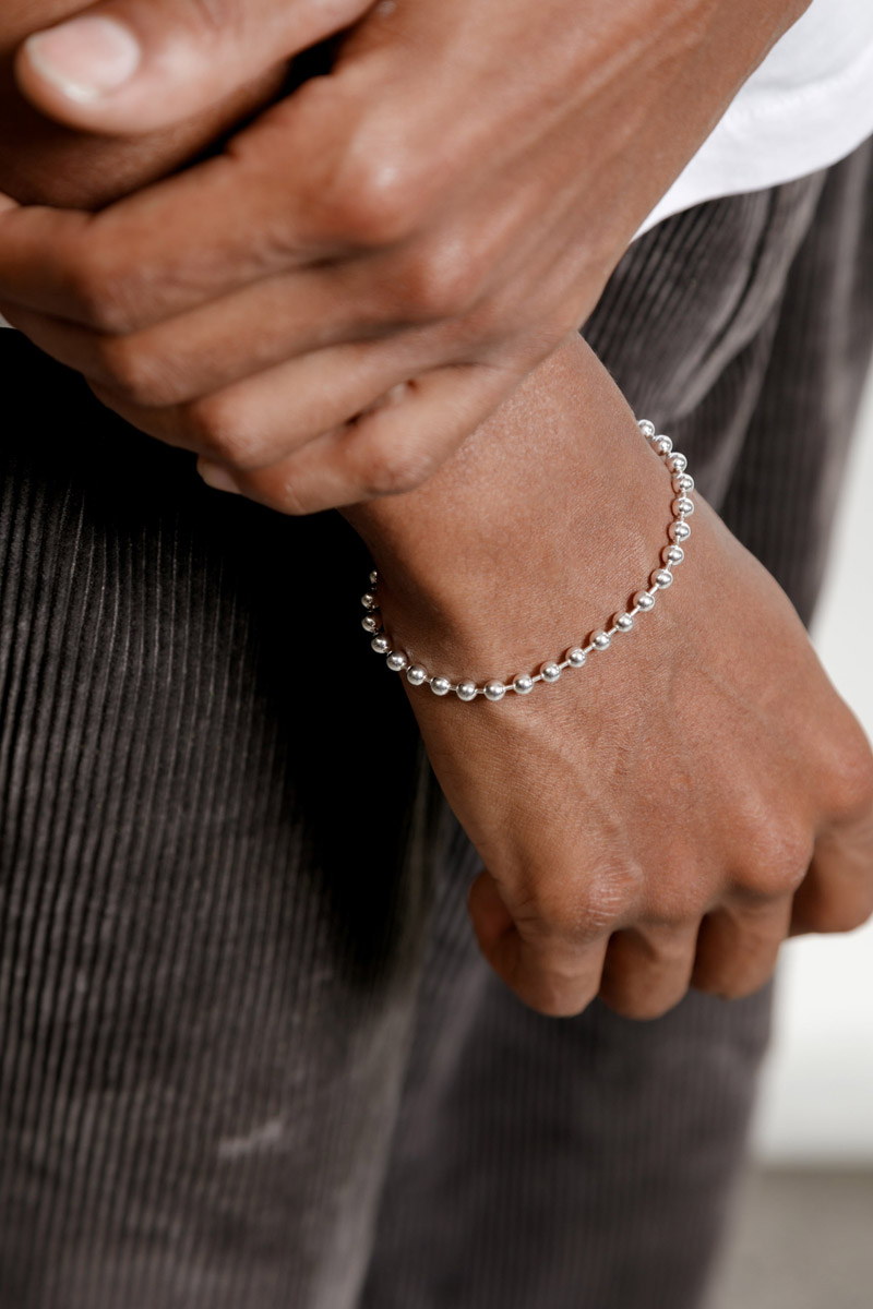 【SALE】【レディース新品】WOLF CIRCUS (ウルフサーカス) BALL BRACELET ボールチェーンブレスレット STERLING SILVER［NEW]