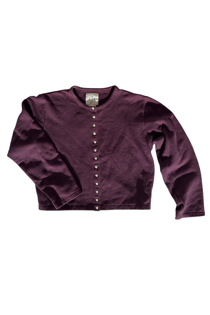 【中古】【WOMENS】AGNES B (アニエスベー) MADE IN FRANCE 90'S BUTTON SWEAT JACKET ボタンデザインスウェットジャケット [USED]