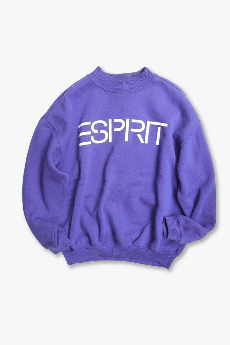 【中古】SPRIT (透き間) 90\u0027S LOGO SWEAT SHIRT プリントスウェットシャツ BLUE  [SIZE: M USED]