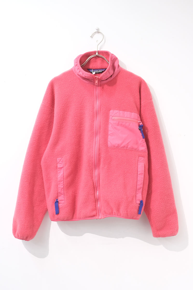 【中古】PATAGONIA （パタゴニア）90\u0027S FLEECE JACKET リラックスフリースジャケット PINK [SIZE: M USED]