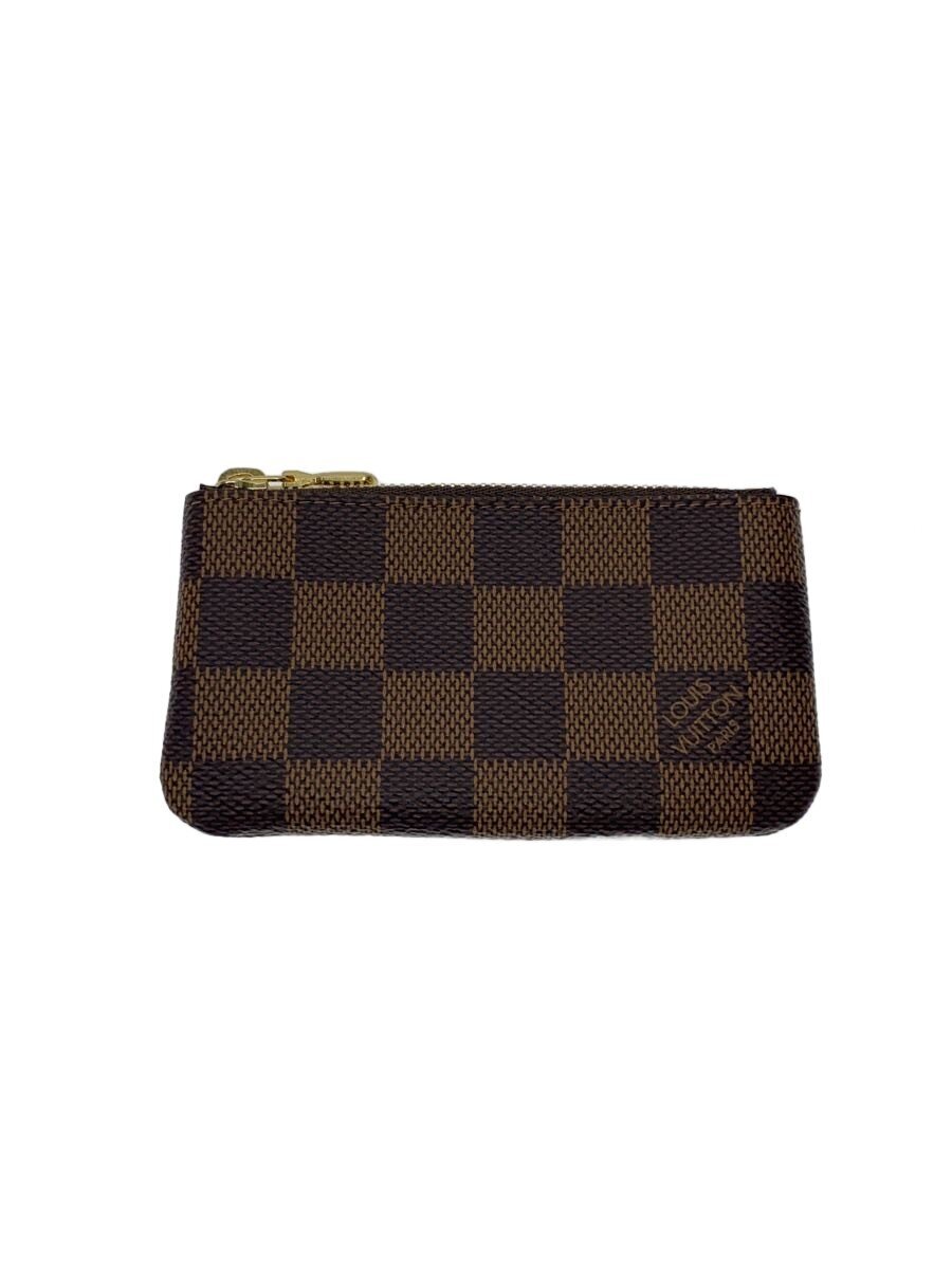 【中古】LOUIS VUITTON◆ポシェット・クレ_ダミエ・エベヌ/PVC/BRW/レディース【服飾雑貨他】｜2ｎｄ STREET 店