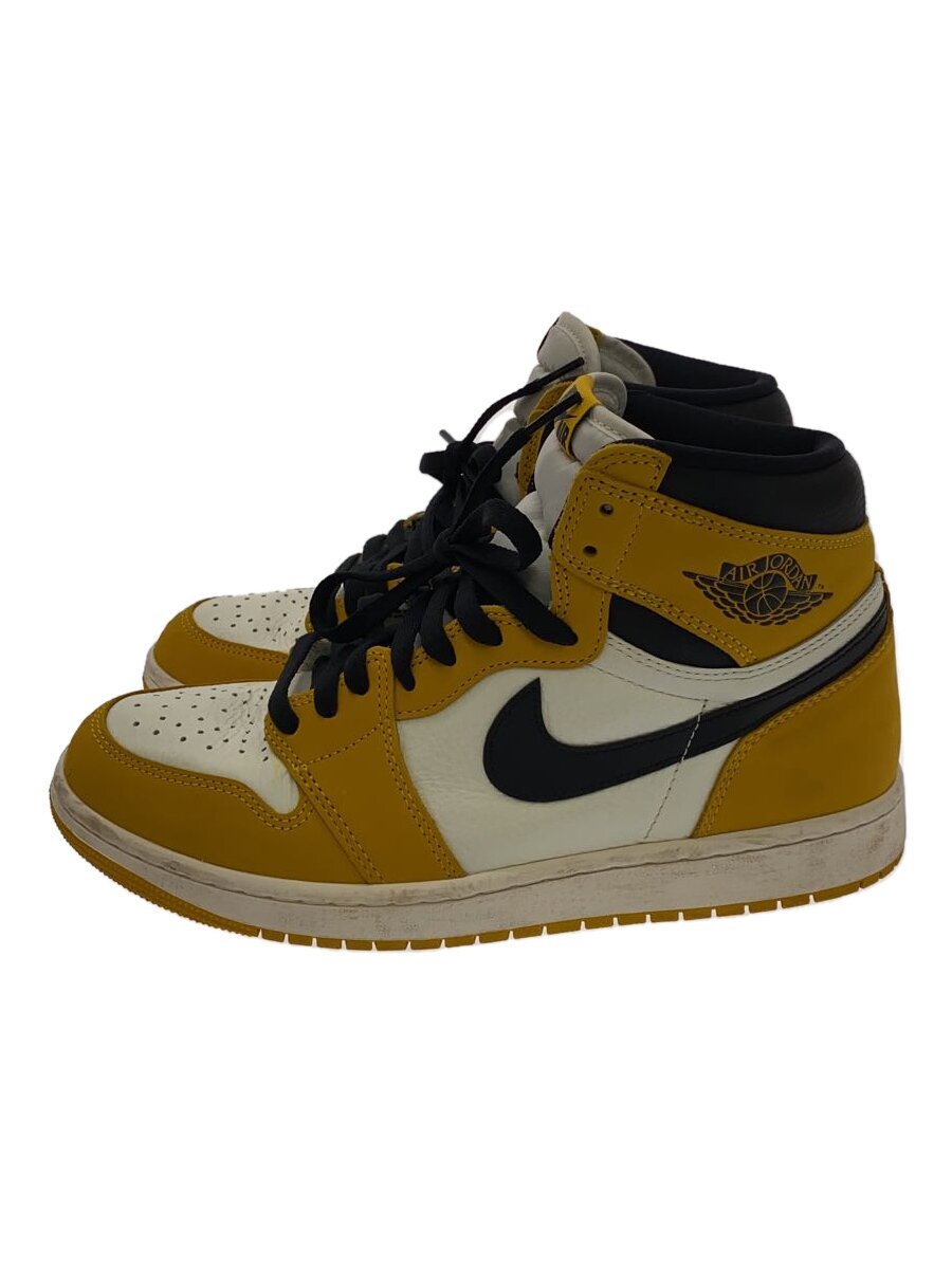 【中古】NIKE◆AIR JORDAN 1 RETRO HIGH OG_エアジョーダン 1 レトロ ハイ/27cm/YLW【シューズ】|2nd STREET 店