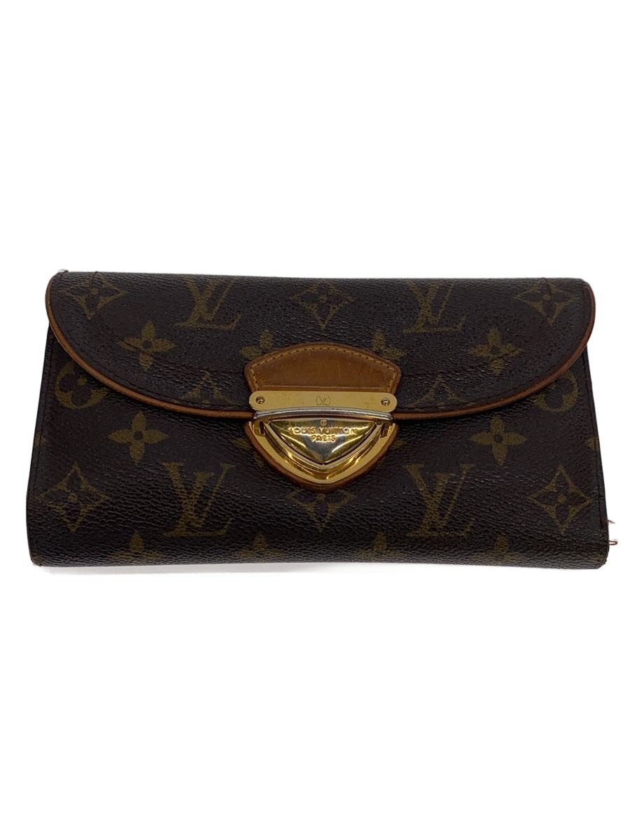 【中古】LOUIS VUITTON◆ポルト・フォイユ・ウジェニ_モノグラム・キャンバス/PVC/ブラウン/茶/レディース【服飾雑貨他】｜2ｎｄ STREET 店