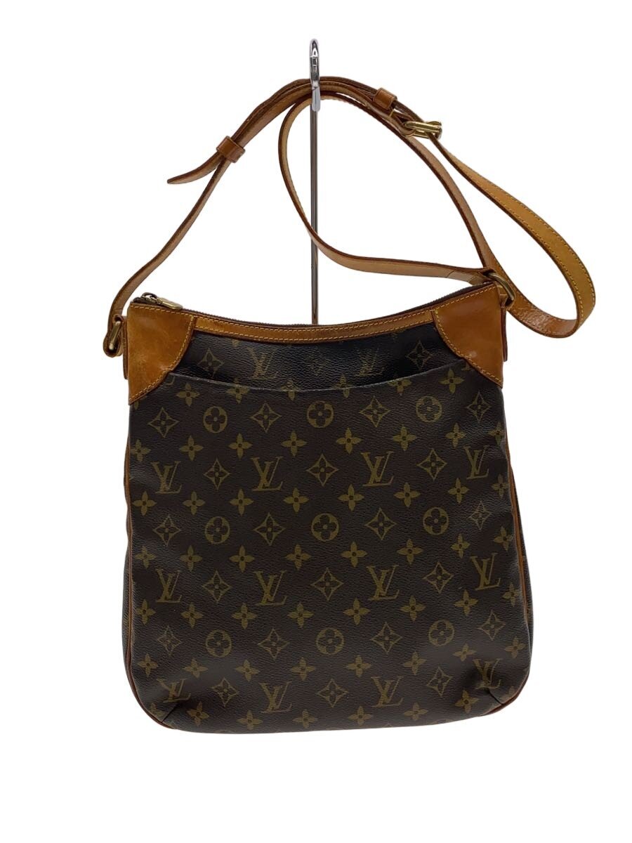 【中古】LOUIS VUITTON◆オデオンMM_モノグラム・帆布/PVC/BRW【御徒面子】