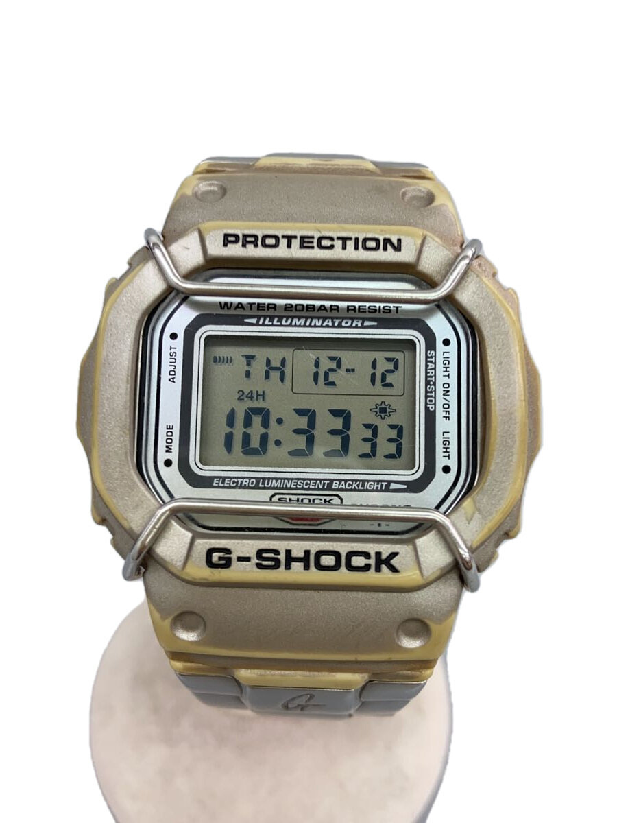 【中古】CASIO◆ウオッチ/アナログ/ステンレス鋼/DW-5000D-8JF/螺子釘うしろ側//【服飾雑貨他】